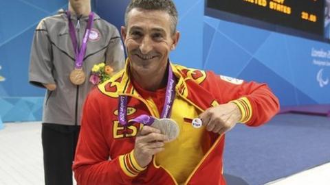 Spanish swimmer Sebastian 'Chano' Rodriguez