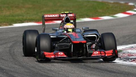 McLaren's Lewis Hamilton