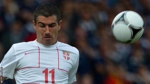 Serbian defender Aleksandar Kolarov