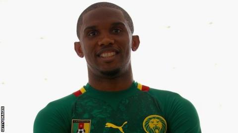 Cameroon striker Samuel Eto'o