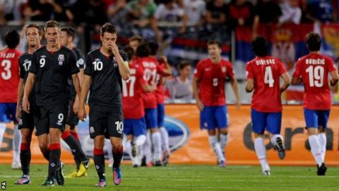 Wales contemplate a heavy defeat in Serbia
