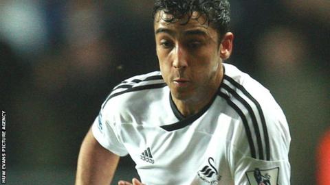 Swansea City full-back Neil Taylor