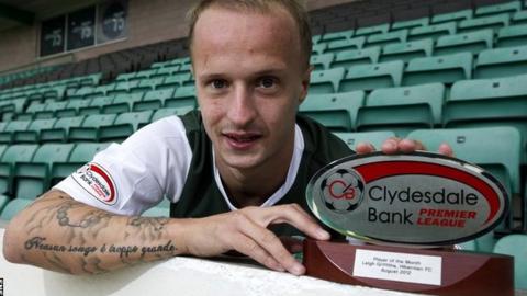 Hibs forward Leigh Griffiths