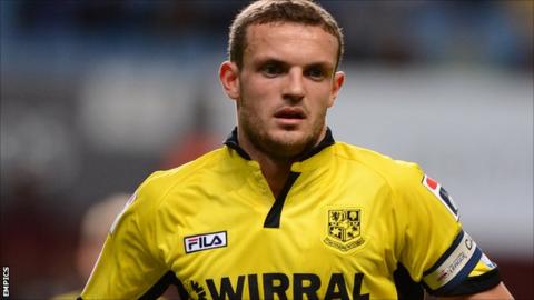 Tranmere Rovers captain James Wallace