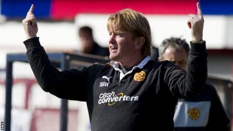 Motherwell manager Stuart McCall