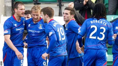 Inverness hit back from 2-0 down to draw at Easter Road