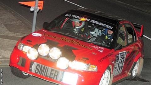 Steve Quine and co-driver Richard Skinner