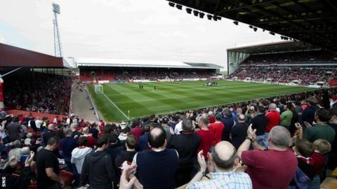 Aberdeen's Pittodrie Stadium