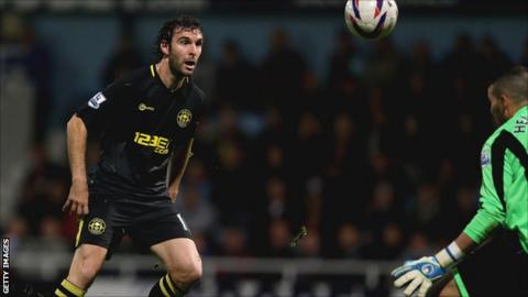 Wigan Athletic striker Mauro Boselli