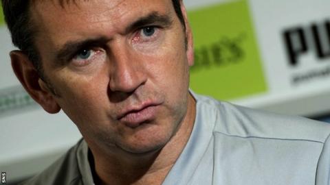 Hibernian manager Pat Fenlon