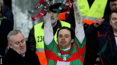 Brian Og Maguire led Lisnaskea to the All-Ireland Intermediate Club title last year