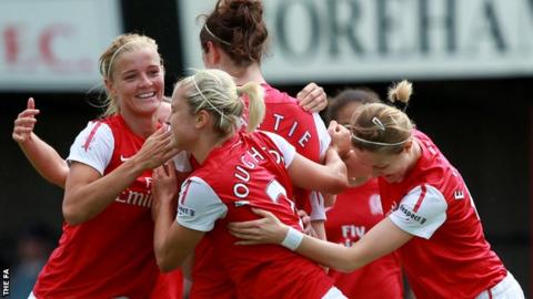 Arsenal have won their second straight Women's Super League title