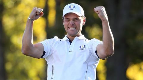 Germany's Martin Kaymer retains Ryder Cup for Europe