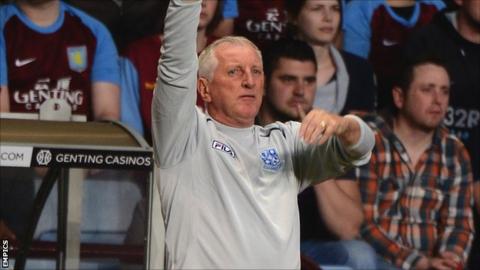 Tranmere Rovers manager Ronnie Moore