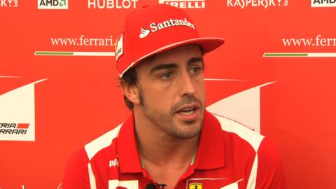 Ferrari's Fernando Alonso