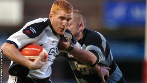 Jason Howells in action for Maesteg in 2007