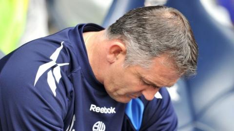 Sacked Bolton Wanderers manager Owen Coyle