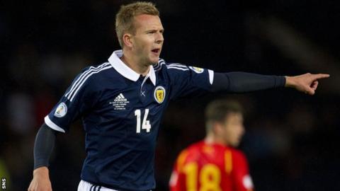 Scotland forward Jordan Rhodes