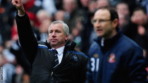 Alan Pardew and Martin O'Neill