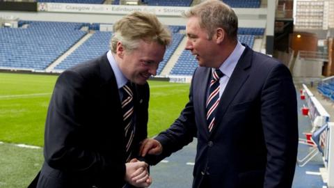 Craig Whyte and Ally McCoist