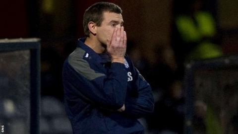 Dundee manager Barry Smith