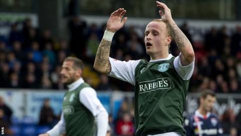 Hibernian forward Leigh Griffiths