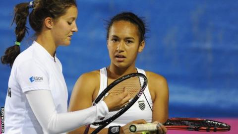 Laura Robson and Heather Watson