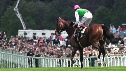 Tom Queally and Frankel at Ascot