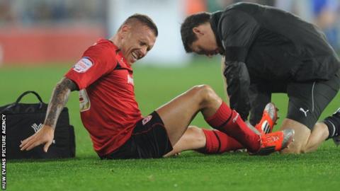 Craig Bellamy receives treatment