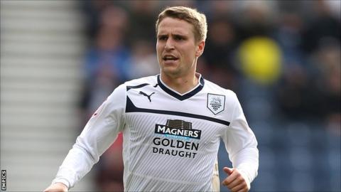 Preston North End midfielder Nicky Wroe