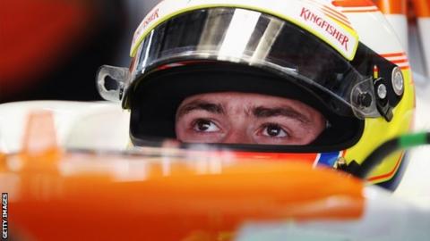 Paul Di Resta during qualifying