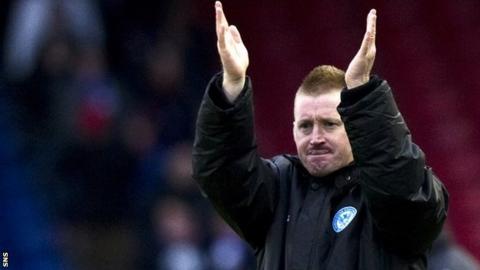 St Johnstone manager Steve Lomas