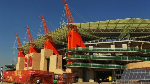 the Mbombela stadium in Nelspruit