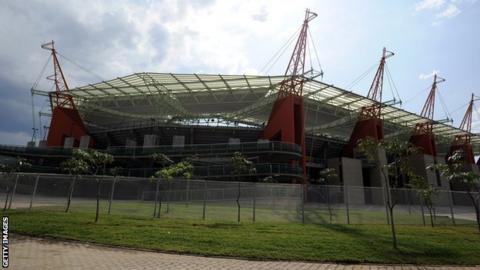 The Mbombela stadium in Nelspruit