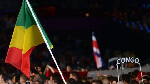 The Congo flag