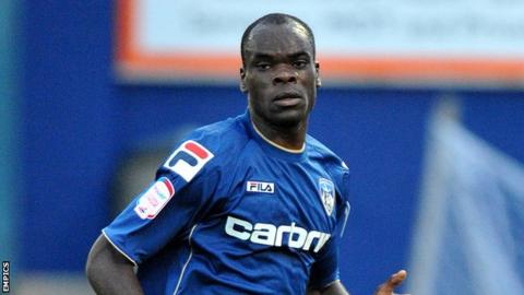 Oldham defender Jean Yves Mvoto