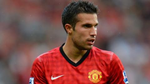 Manchester United's Robin van Persie