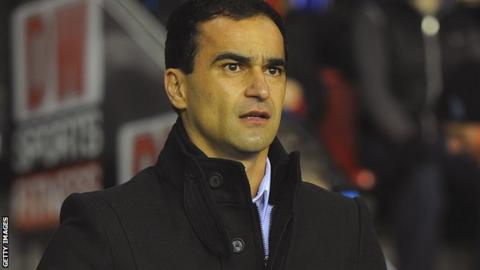 Wigan Athletic manager Roberto Martinez