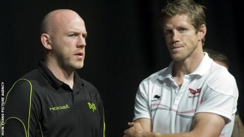 Steve Tandy (left) with Simon Easterby