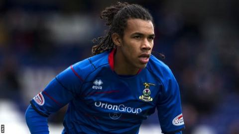 Roberts in action for Caley Thistle