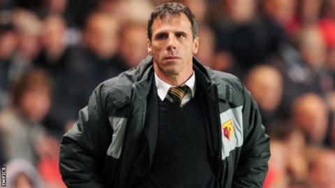 Watford boss Gianfranco Zola