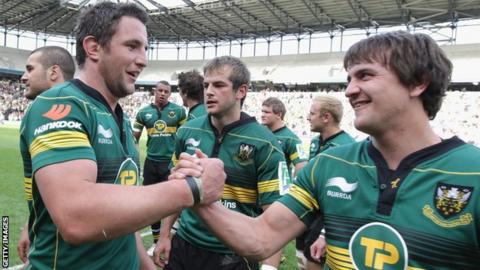Phil Dowson and Lee Dickson