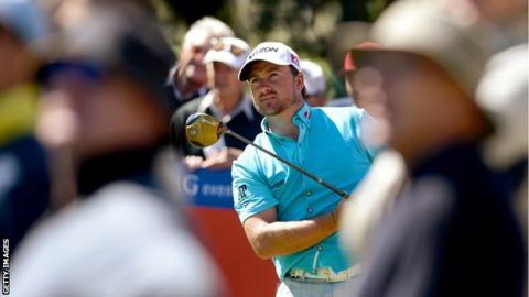 McDowell tees off during the second round