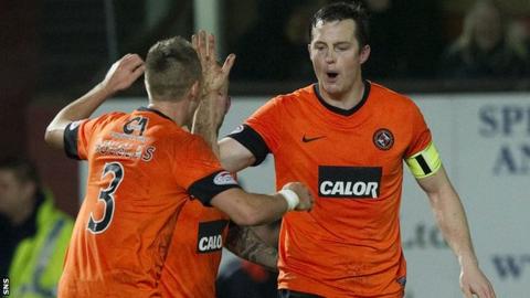 United skipper Jon Daly netted twice in the second half