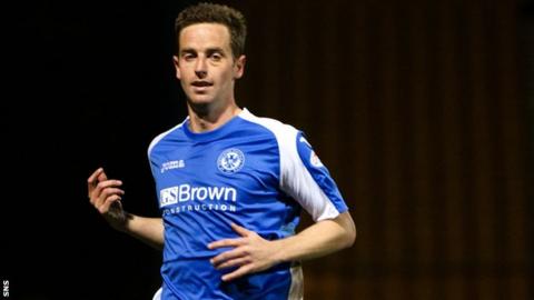 St Johnstone striker Steven MacLean