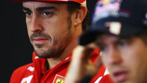 Alonso and Vettel