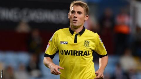 Tranmere Rovers midfielder Danny Harrison