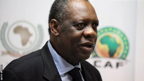Caf president Issa Hayatou