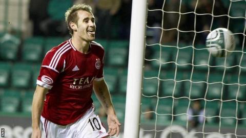 Aberdeen goalscorer Niall McGinn