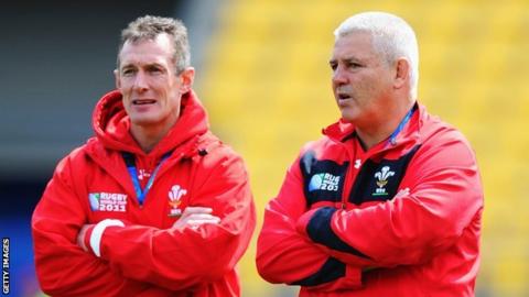 Rob Howley and Warren Gatland